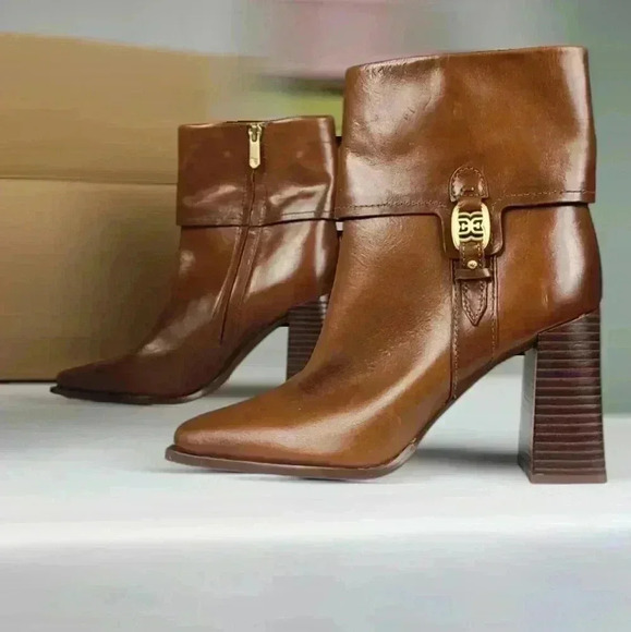 Sam Edelman brown leather boots size 6M - Picture 1 of 16